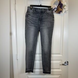 Judy Blue Black Gray Wash Skinny Fit Jeans Size 9/29 EUC #2966